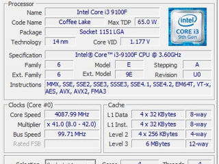 Vind calculator Intel i3 9-Gen 250 gb ssd + 320 gb hdd, 8 gb ram foto 4