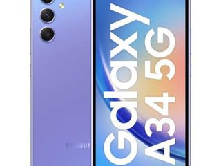 Samsung Galaxy A34 5G 8/256Gb Duos - 270 € . (Silver) (Lime) (Violet). Гарантия 1 год! Garantie 1 an foto 3