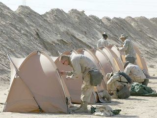 палатка морской пехоты США / cort al infanteriei SUA foto 5