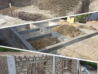 Constructii case, lucrari de beton, acoperisuri, garduri строительство домов, бетонные работы, foto 3