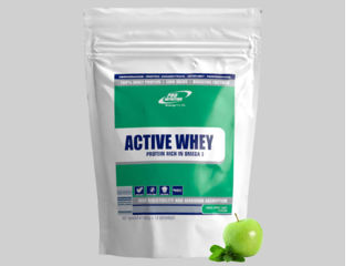 Proteină din zer, Active Whey, 400 g, Fresh Apple Mint