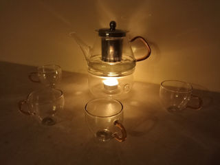 Уникальный чайно-кофейный сервиз-светильник!!! foto 1