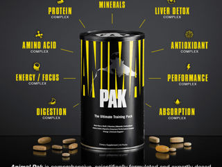 Animal Pak 44 porții (supliment alimentar) foto 3