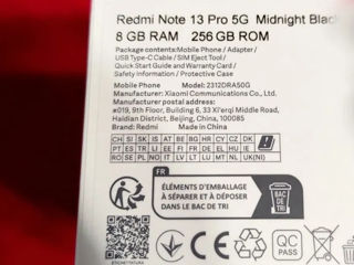 Xiaomi Redmi Note 13 Pro 5g 8/256 gb Nou!Новый! foto 3