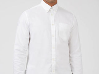 Ben Sherman Oxford Shirt White - S foto 2