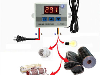 Терморегуляция Термореле Термостаты на 220V и на 12V. Для электронагревателей foto 0