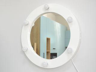 Oglinda rotunda cu becuri. Зеркало круглое с лампочками. foto 10