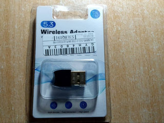 Bluetooth 5.3 USB Dongle Adapter for PC compatible with Bluetooth 2.0/4.0/5.0/5.1/5.2 foto 1