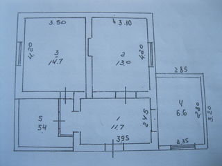Or. balti. gazda. apartament cu 3-odai separate  la bam  sec. (Dacia) Str. Conev 36  Din  mijlocul b foto 9