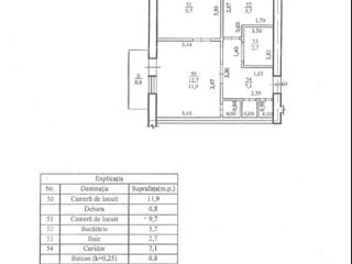 2-х комнатная квартира, 38 м², Чокана, Кишинёв