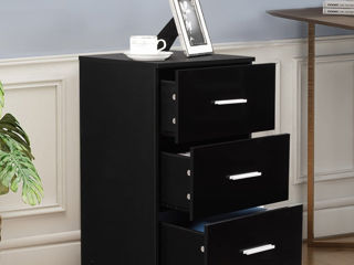 Comodă de birou cu 3 sertare în stil elegant și modern foto 4