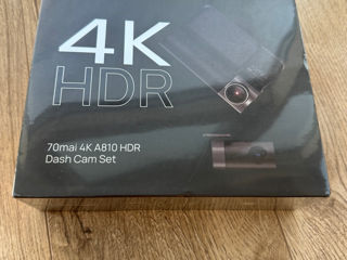 70mai 4K A810 HDR + camera spate