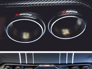 Насадки на глушитель Akrapovic, эксклюзивные насадки на глушитель M style Чёрные глянцевые / матовые foto 8