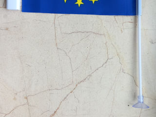 Stegulete Republica Moldova si Uniunea Europeana 22*14 cm cu baghet foto 10