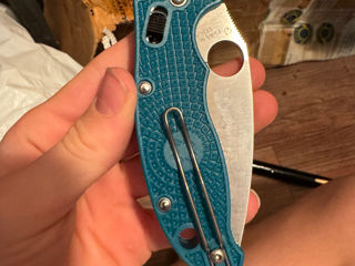 Spyderco Manix 2 C101PCBL2 Steel Mineral Blue Lightweight foto 3