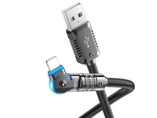 Вращающийся кабель для зарядки и передачи данных HOCO U118 iPhone Triumph