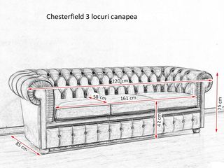 Canapea Chesterfield честерфилд foto 7