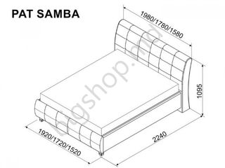 Dormitor Ambianta Samba Beige 1600 mm în credit Cumpără în credit cu 0% foto 2