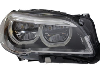 Faruri Full LED compatibil cu BMW F10 F11 5 Seria (2011-2013) Angel Eyes