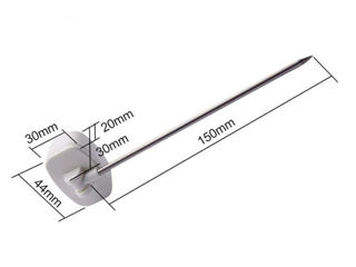Termometru cu tija metalica /пищевой цифровой термометр, nou, cu cap rotativ, 120 lei. foto 5