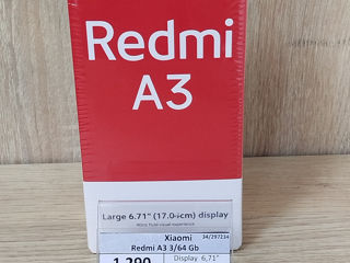 Xiaomi Redmi A3 64 gb- 1290 lei