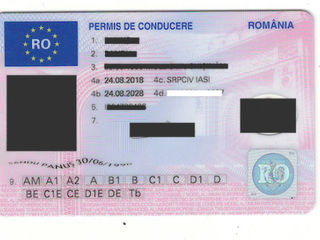 Permis de conducere romanesc, buletin ro, pasaport ro !
