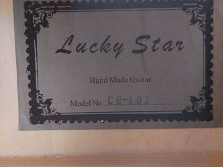 Акустическая Гитара Lucky Star made in Mexico новая 2000 лей  Электроакустическая Гитара Harley Bent foto 2