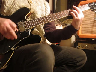 Yamaha Pacific 112., Gibson ES335 copy Video real