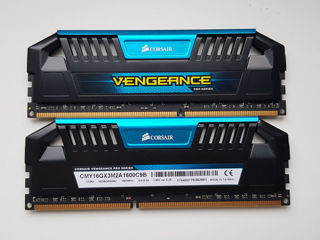 Corsair Vengeance Pro 16Gb DDR3 1600Mhz (Blue, Silver, Gold)