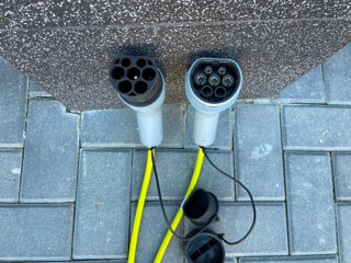 Cablu pentru incarcare rapidă Type 2 la Type 2 pentru mașini full-electrice sau plug-in-hybride foto 2