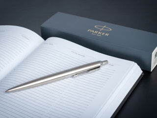 Ручка шариковая Parker Jotter Monochrome XL , Stainless Steel CT 2122756  на В.Александри, 72! foto 10