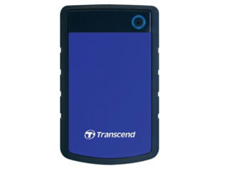 Transcend StoreJet 25H3B 2TB Rubber Grey/Blue - всего 1829 леев!