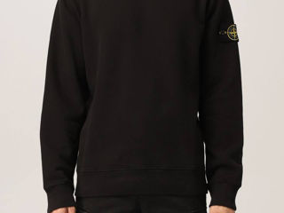 Stone island black sweatshirt