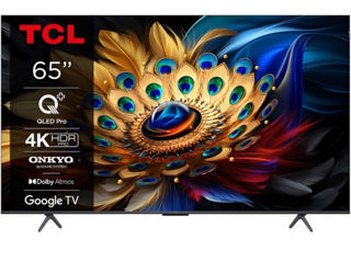 TCL QLED 65C655,164cm model 2024, Google tv, 4K ultra HD Smart tv,