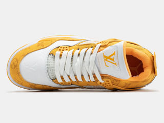 Nike Air Jordan 4 Retro Yellow x Louis Vuitton foto 4