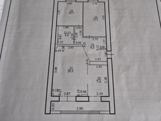 Apartament cu 3 camere, 72 m², Centru, Dubăsari foto 10