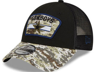 Dallas Cowboys New Era 9Forty Trucker 2021 Salute to Service Cap