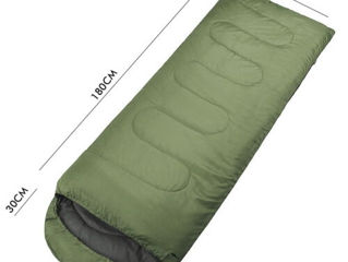 Большой спальный мешок+ одеяло+ подушка-капюшон! Размер: 210х75 см. Sac pentru dormit. foto 9