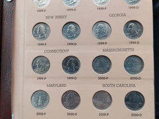 Set album US Statehood quarter dollar 1999-2008 P & D foto 2