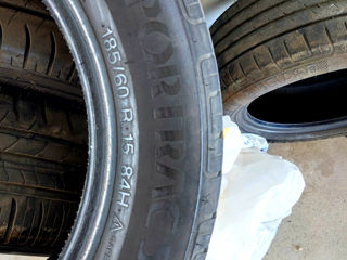 185/60r15 de vară au mers un sezon,, vredestein-2buc, michelin- 2 buc