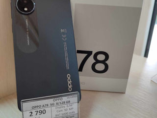 Oppo A78 5G  8/128 gb  2790 lei