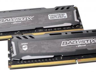 Оперативка Micron Ballistix 16gb KIT (2x8gb)