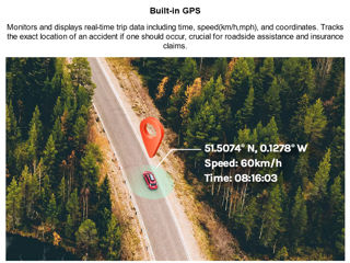 Xiaomi 70 Mai 70mai 70 minutes A500S Dash Cam Pro Plus GPS foto 3