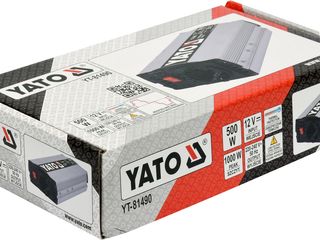 Пускозарядное устройство, Цифровый  аккумуляторный тестер,инвертор 12->230В  "Yato" foto 8