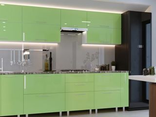 Bucătărie modulară Quadro 3.0m cu fațadă MDF (High Gloss)- livrare rapida - garantie - credit foto 8