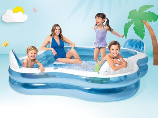 Bazine Intex pentru familie si copii 229x229x66 cm, 990 L - Ideală pentru vară! Livrare la domicili foto 5