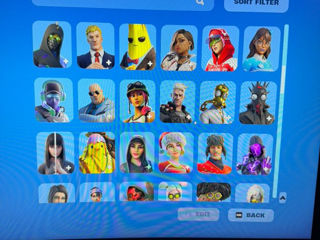 Fortnite account 179 skins cu Jordan și multe alte skinuri destul de rare precum Bruno Mars etc foto 3