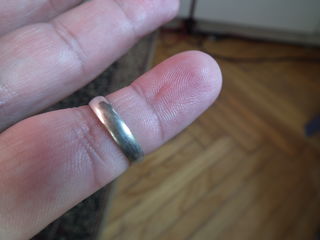 мельхиоровое кольцо с крупным черным камнем-недорого foto 5