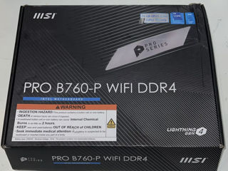 MSI PRO B760-P WIFI DDR4 / 1700 / B760 / DDR4 / ATX,WiFi 6E,Garantie!