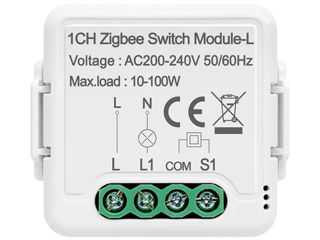 Zigbee Tuya реле без нуля (выключатель) для умного дома